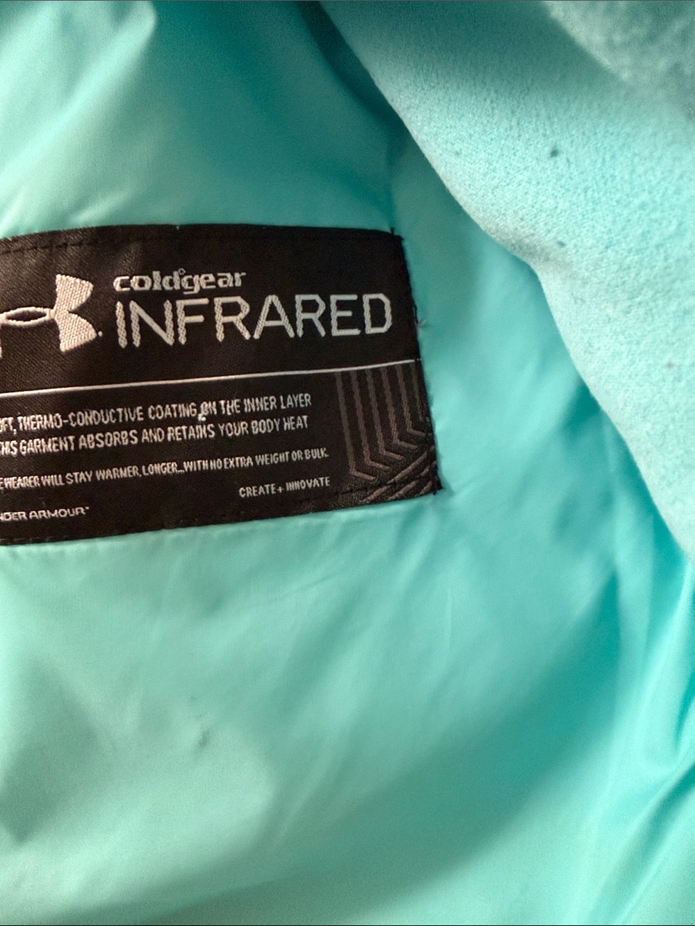 Under Armour Teal Hooded Women's multi weather coat. - Picture 4 of 13